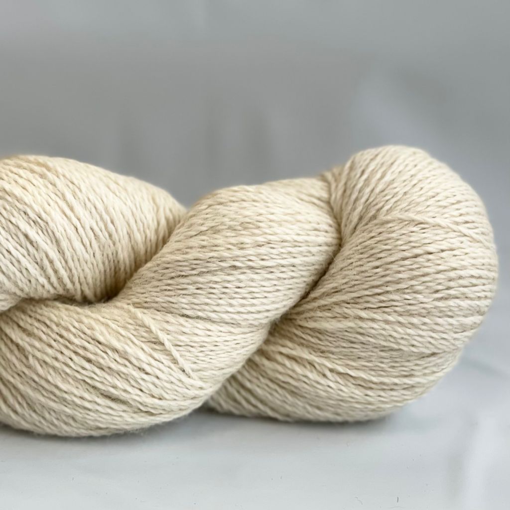 100% Blue Faced Leicester Untreated Yarn - Undyed (Fingering)
